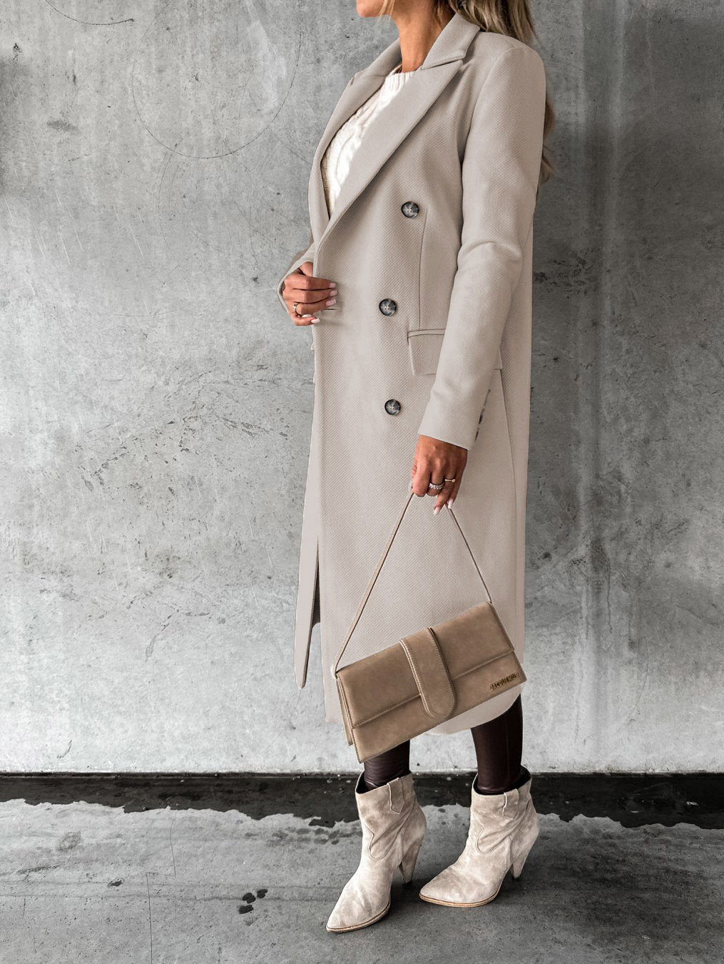 Finiks Gravity | Ruffled Lapel Long Blazer | Product image 6