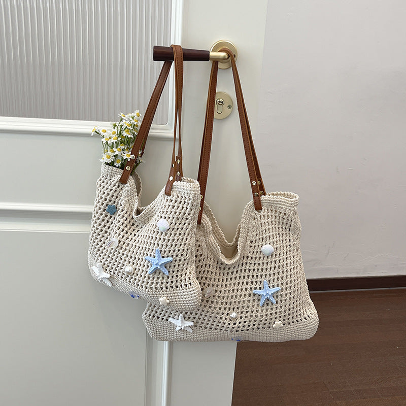 Finiks Gravity | Woven Straw Shoulder Bag | Product image 7