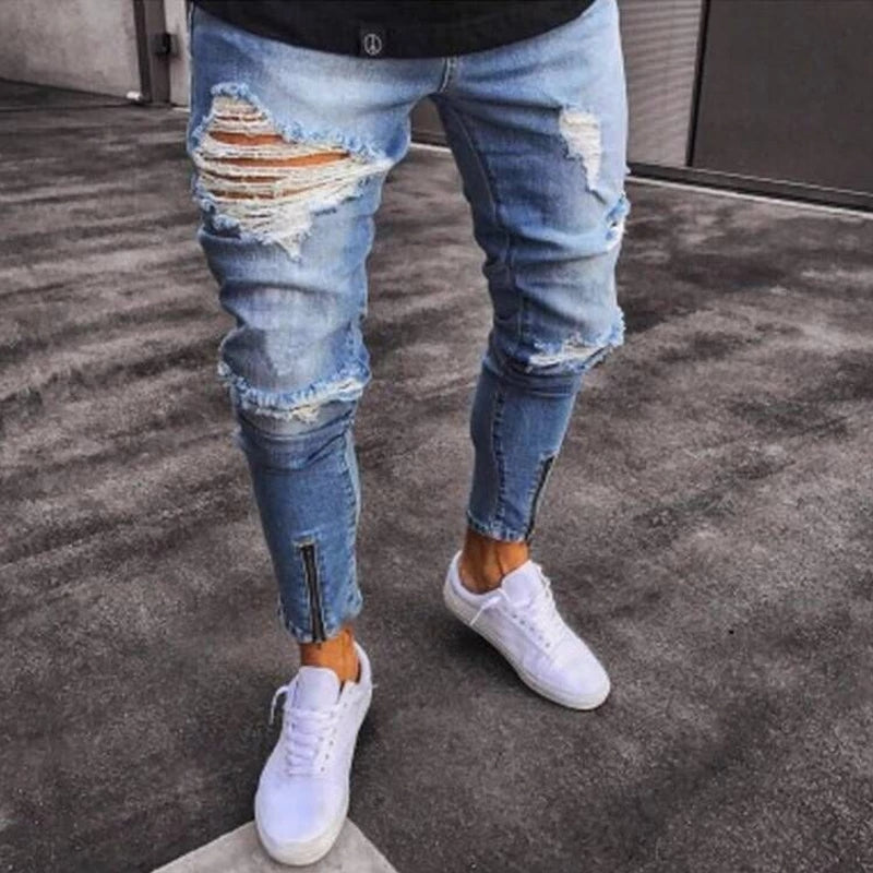 Finiks Gravity | Ripped Patch Skinny Denim Jeans | Product image 4