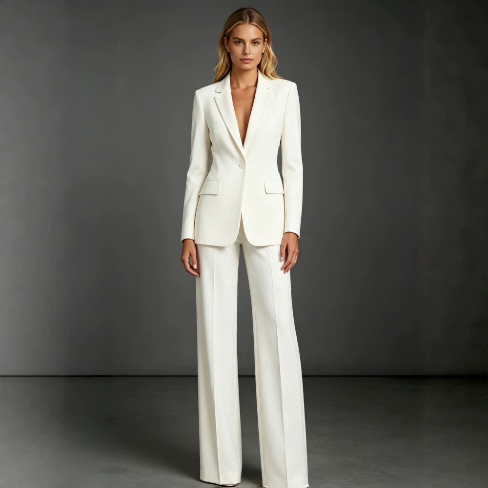 Finiks Gravity | Slim-Fit Blazer & Dress Pants Two-Piece Suit Set | Product image 5