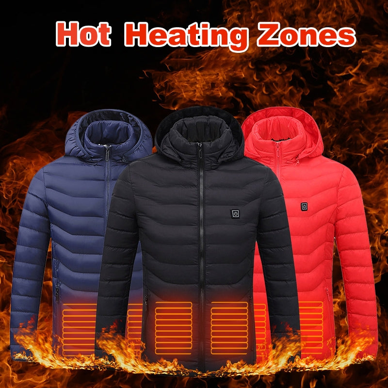Electric Heated 9-zone Thermal Puffer Jacket