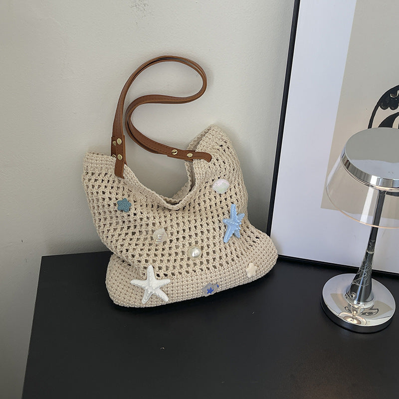 Finiks Gravity | Woven Straw Shoulder Bag | Product image 6