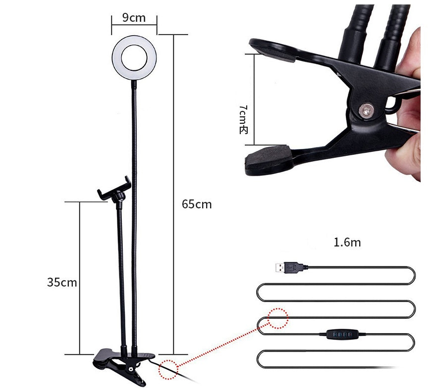 Finiks Gravity | Adjustable LED Light with Phone Holder & Flexible Stand | Product image 2