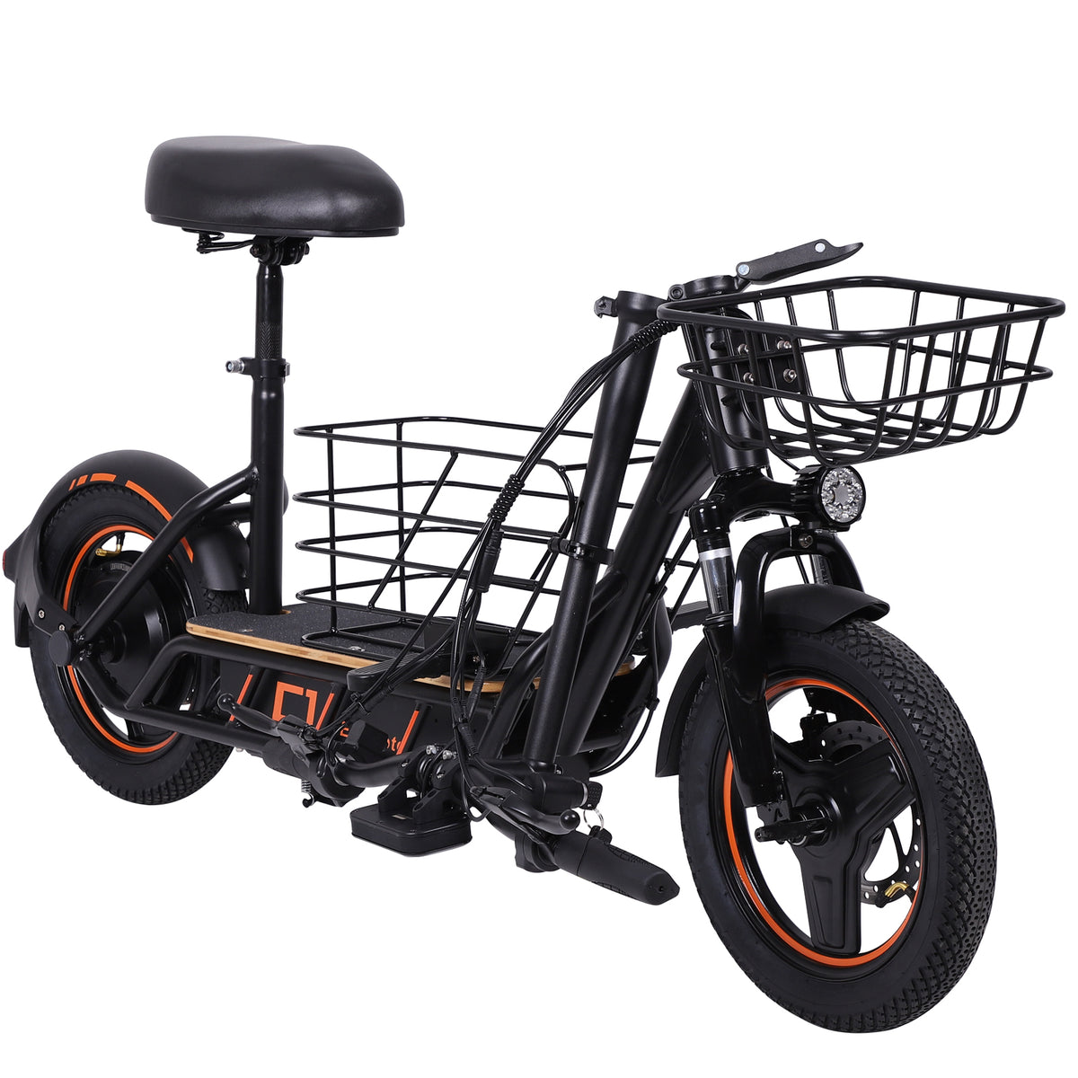 Finiks Gravity | Foldable Electric Scooter with Seat & Cargo Baskets - 600W | Product image 6