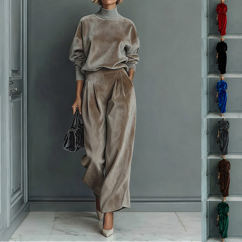 Finiks Gravity | High-Neck Zip-Up Wide-Leg Tracksuit Set | Product image 1