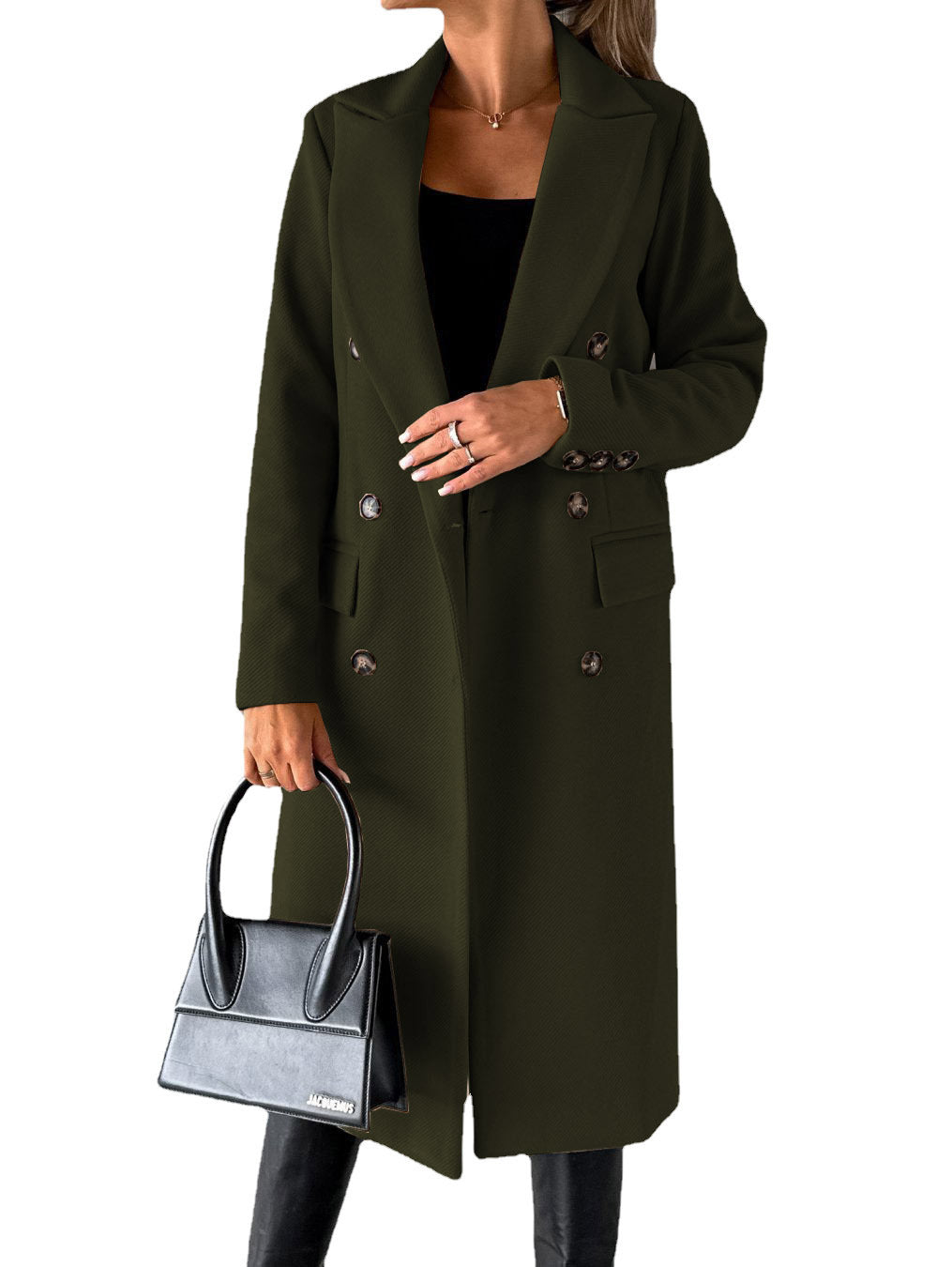 Finiks Gravity | Ruffled Lapel Long Blazer | Product image 3